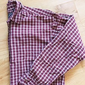 AEO Plaid Button Down